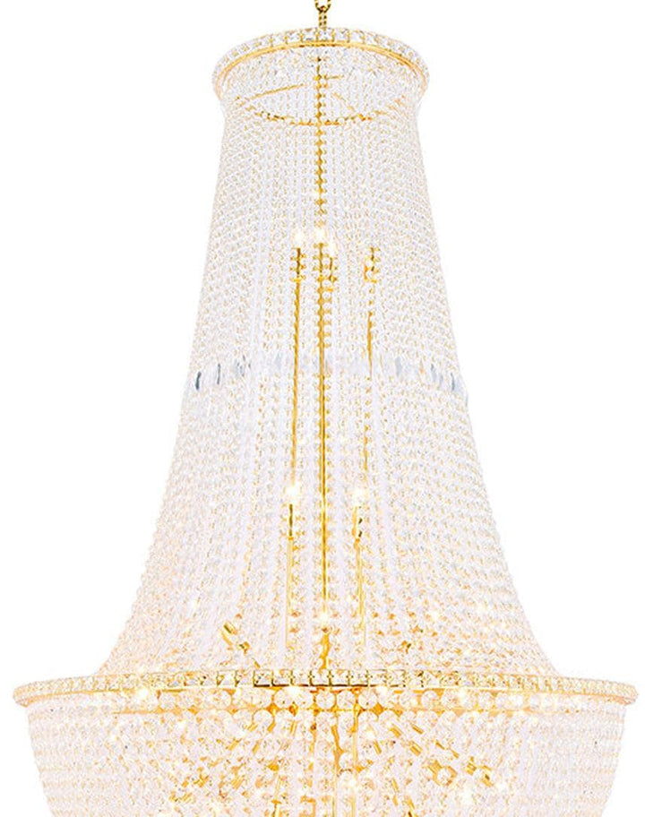 Empress Crystal Basket Chandelier - GOLD - 45 Light - Designer Chandelier Australia