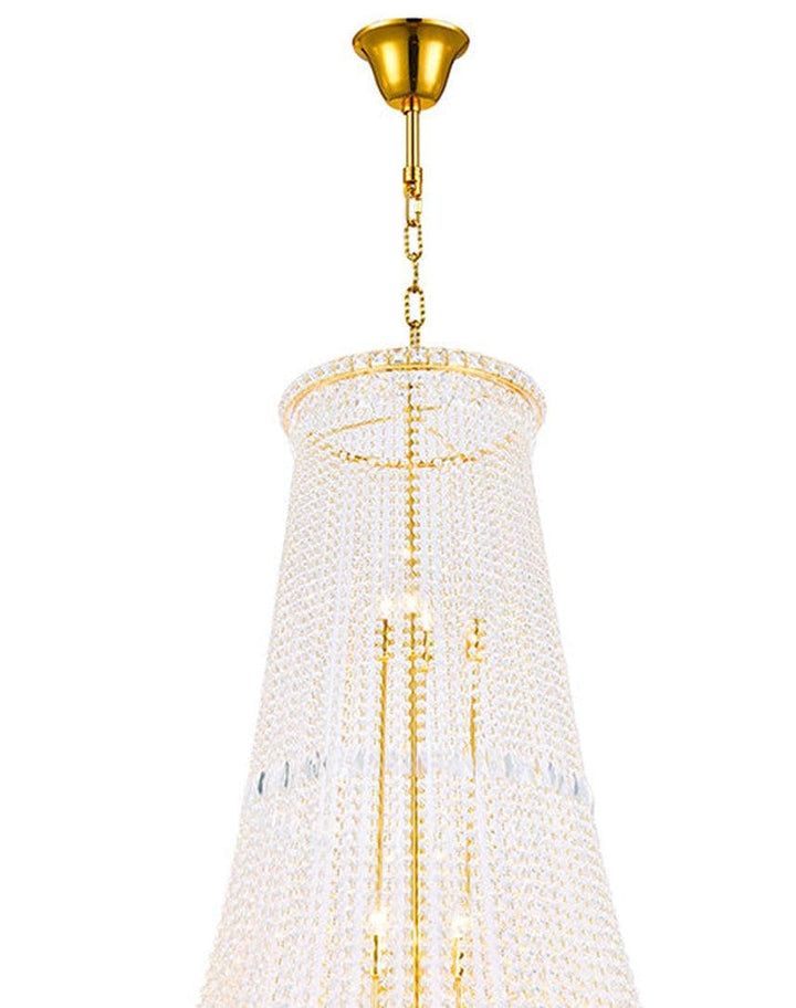 Empress Crystal Basket Chandelier - GOLD - 45 Light - Designer Chandelier Australia