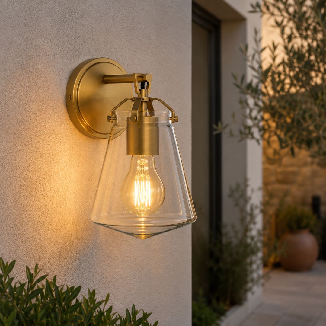 Baxter Collection - Wall Light - Satin Brass