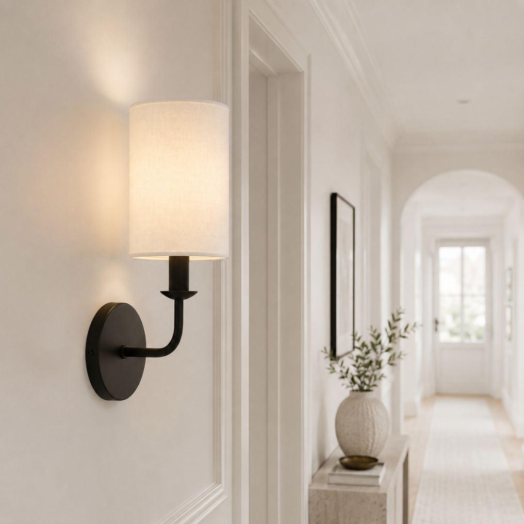 Bleecker Collection - Wall Sconce - Matte Black