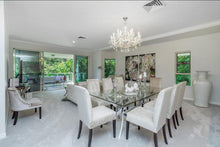 Load image into Gallery viewer, Bohemian Brilliance 15 Arm Crystal Chandelier- CHROME
