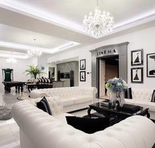 Load image into Gallery viewer, Bohemian Brilliance 15 Arm Crystal Chandelier- CHROME
