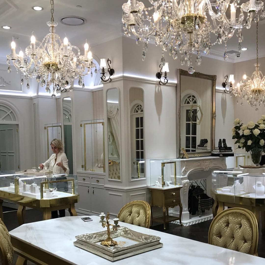 Bohemian Prague 8 Arm Crystal Chandelier - Brass Fixtures - Designer Chandelier Australia