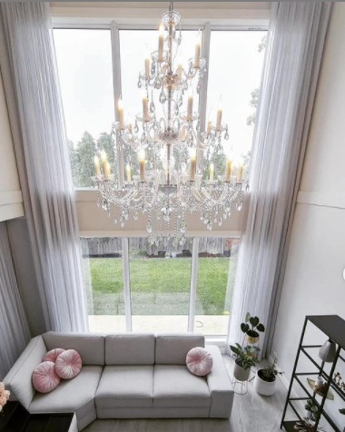 Bohemian Brilliance 24 Arm Crystal Chandelier- Chrome