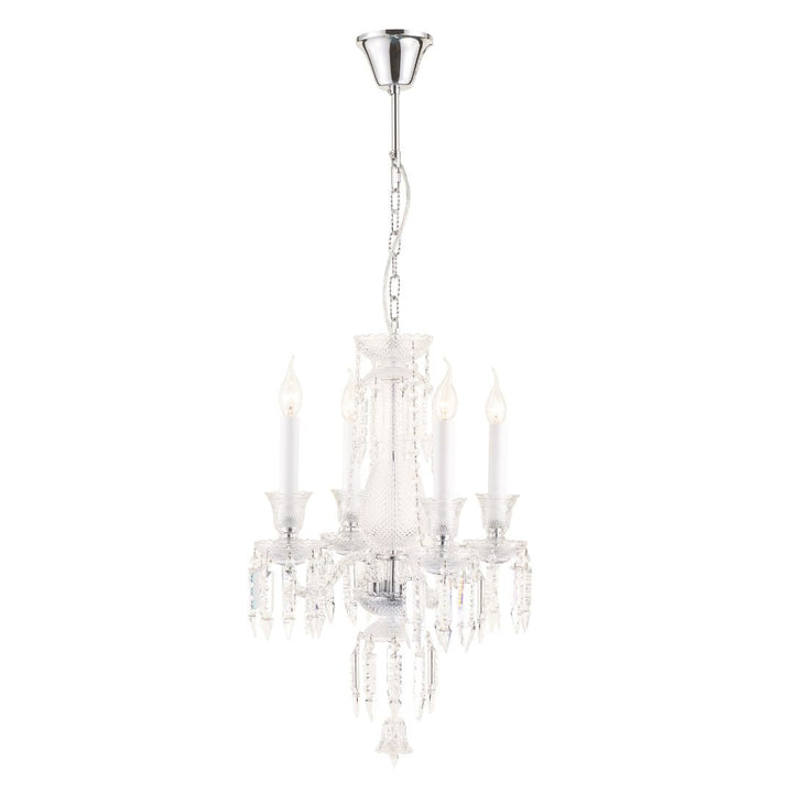 Buckingham Chandelier - 4 ARM - Chrome