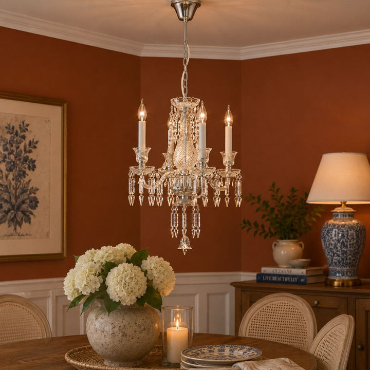 Buckingham Chandelier - 4 ARM - Chrome