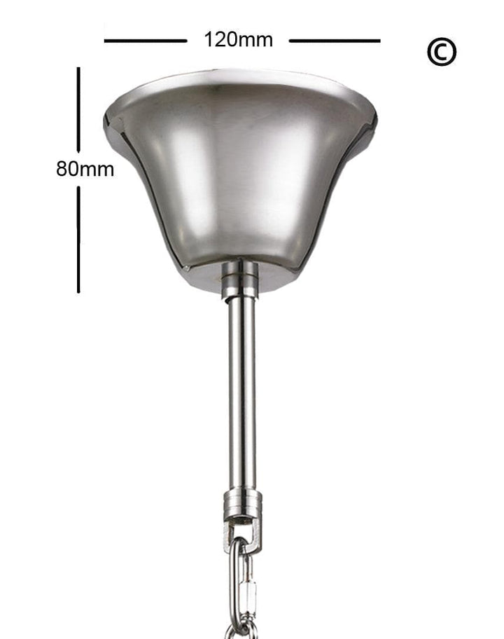 NewYork Oasis Chandelier- 2 Layer - Clear Finish - W:40cm - Designer Chandelier 