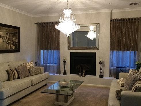 Cascade Chandelier - W:64cm- Chrome
