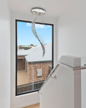 Load image into Gallery viewer, Contemporary Wave LED Chandelier - SMOKE - W:60cm H:190cm

