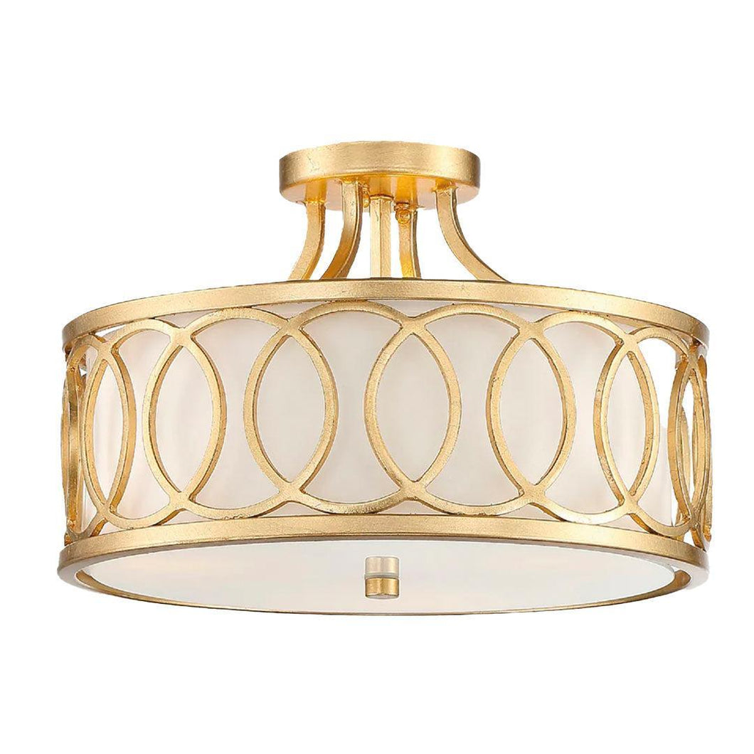 Gamma Collection Flush Mount - gold-1