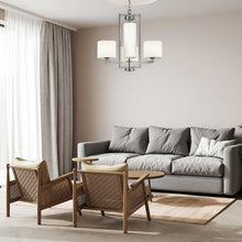 Load image into Gallery viewer, Bowery Collection - 4 Light - Chandelier - Antique Nickel - W:63cm
