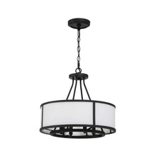Load image into Gallery viewer, Byron Collection - Chandelier - W:46cm - Matte Black Frame
