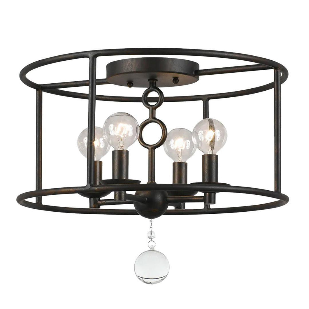 Cedar Collection - Bronze Chandelier - bronze