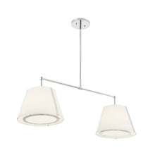 Load image into Gallery viewer, Kendal Collection - 4 Light - Chandelier - Polished Nickel Frame - W:36.8cm
