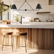 Load image into Gallery viewer, Keenan Collection - Chandelier - Matte Black Frame - L:137cm

