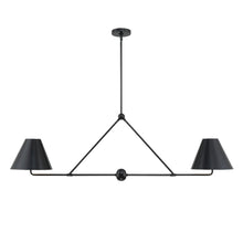 Load image into Gallery viewer, Keenan Collection - Chandelier - Matte Black Frame - L:137cm
