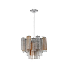 Load image into Gallery viewer, Odelle Collection - Ring Chandelier - Autumn &amp; Chrome - W:45cm
