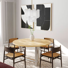 Load image into Gallery viewer, Odelle Collection - Ring Chandelier - White &amp; Chrome - W:45cm
