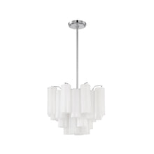 Load image into Gallery viewer, Odelle Collection - Ring Chandelier - White &amp; Chrome - W:45cm
