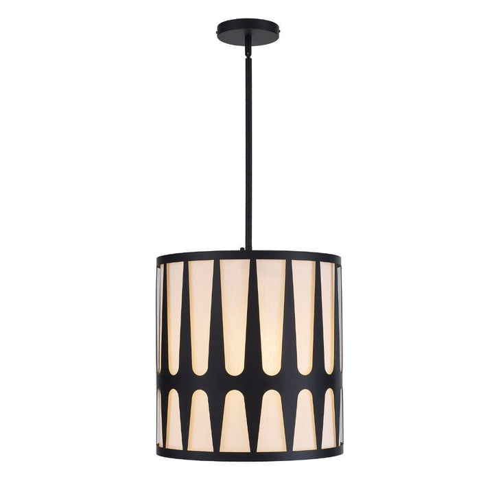 Shyla Collection - Pendant - Matte Black - W:43cm
