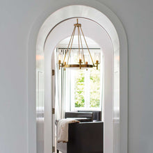 Load image into Gallery viewer, Hanley Collection - 5 Light Chandelier - Satin Brass
