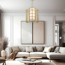 Load image into Gallery viewer, Dixon Collection - Chandelier - W:53cm - Satin Brass
