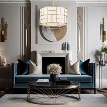 Load image into Gallery viewer, Fulton Collection - Chandelier - Satin Brass Frame - W:63cm
