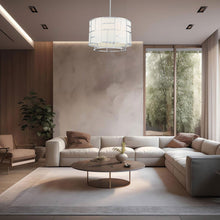 Load image into Gallery viewer, Fulton Collection - Chandelier - Polished Nickel Frame - W:63cm

