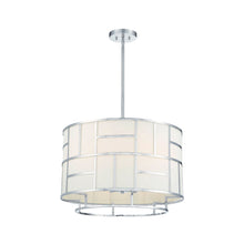 Load image into Gallery viewer, Fulton Collection - Chandelier - Polished Nickel Frame - W:63cm

