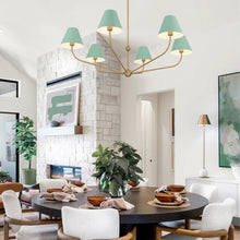 Load image into Gallery viewer, Jori Collection - 6 Lights Chandelier - Green
