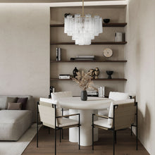 Load image into Gallery viewer, Odelle Collection - Ring Chandelier - Clear &amp; Chrome - W:50cm
