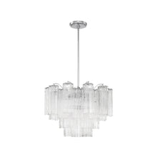 Load image into Gallery viewer, Odelle Collection - Ring Chandelier - Clear &amp; Chrome - W:50cm
