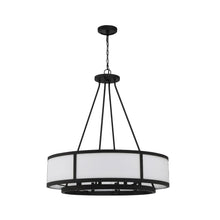 Load image into Gallery viewer, Byron Collection - Chandelier - W:80cm - Matte Black Frame
