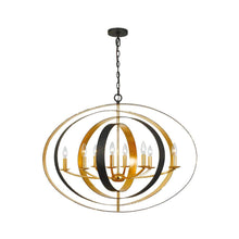 Load image into Gallery viewer, Carson Collection - Chandelier - bronze
