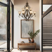 Load image into Gallery viewer, Andover Collection - Bronze Umber Chandelier - Bronze
