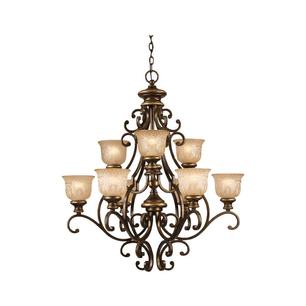 Andover Collection - Bronze Umber Chandelier - Bronze