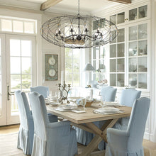 Load image into Gallery viewer, Clinton Collection - English Bronze &amp; Gold Chandelier - bronze
