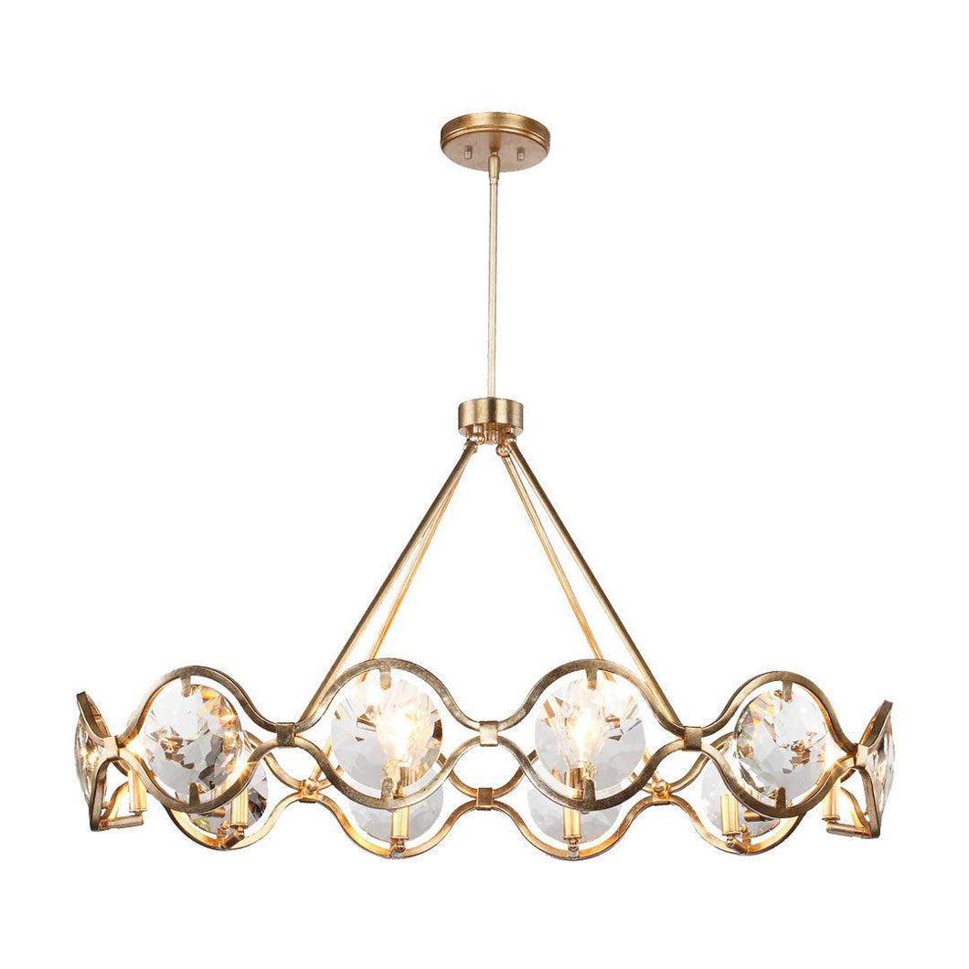 Madison Collection - Antique Gold Chandelier - gold-1