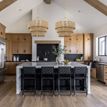 Load image into Gallery viewer, Soto Collection - Layer Chandelier - Rattan - Default
