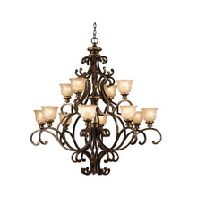 Load image into Gallery viewer, Andover Collection - Bronze Umber Chandelier - Bronze
