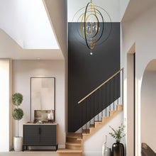 Load image into Gallery viewer, Carson Collection - 12 Lights Orb Chandelier - English Bronze &amp; Gold
