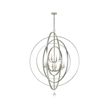Load image into Gallery viewer, Carson Collection - 12 Lights Orb Chandelier - Silver
