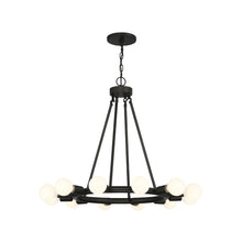 Load image into Gallery viewer, Filmore Collection - Matte Black Chandelier - black
