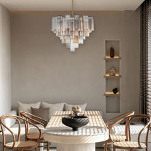 Load image into Gallery viewer, Odelle Collection - Ring Chandelier - Autumn &amp; Chrome - W:68cm
