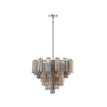 Load image into Gallery viewer, Odelle Collection - Ring Chandelier - Autumn &amp; Chrome - W:68cm
