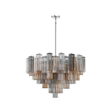 Load image into Gallery viewer, Odelle Collection - Ring Chandelier - Autumn &amp; Chrome - W:81cm
