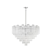 Load image into Gallery viewer, Odelle Collection - Ring Chandelier - Clear &amp; Chrome - W:81cm
