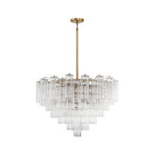 Load image into Gallery viewer, Odelle Collection - Ring Chandelier - Satin Brass - W:81cm (Copy) (Copy) (Copy)
