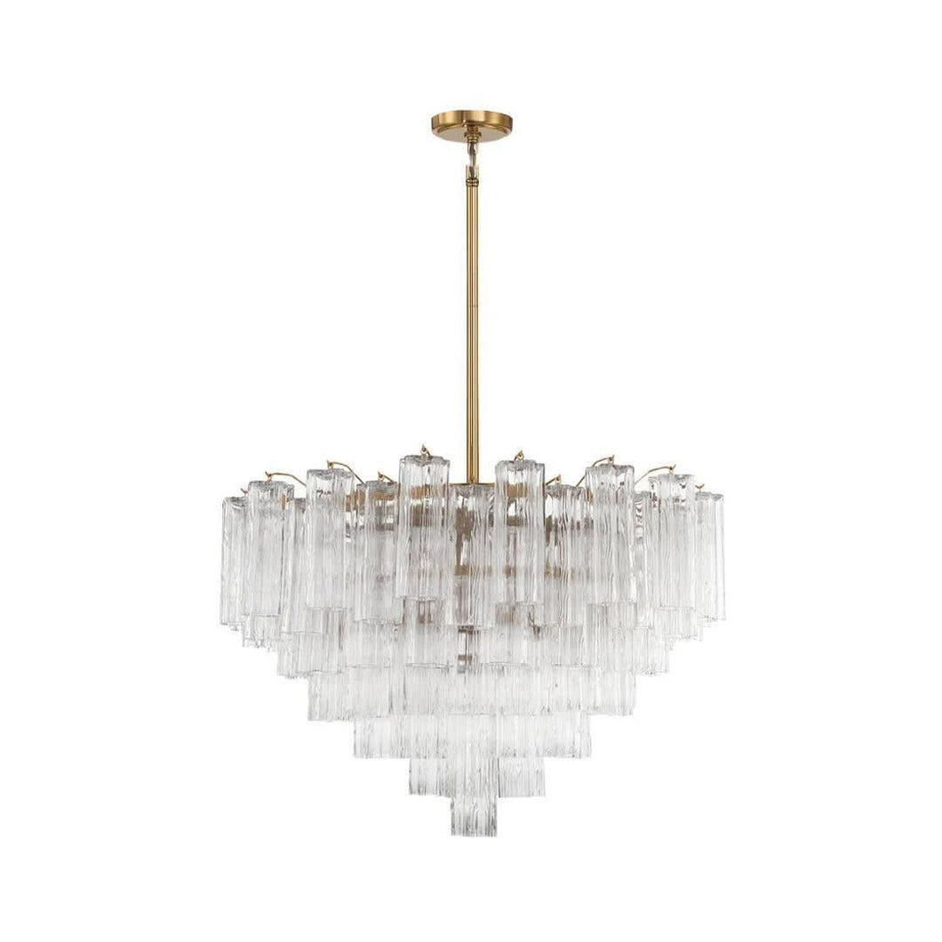 Odelle Collection - Ring Chandelier - Satin Brass - W:81cm (Copy) (Copy) (Copy)