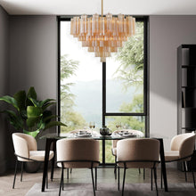 Load image into Gallery viewer, Odelle Collection - Ring Chandelier - Satin Brass - W:81cm

